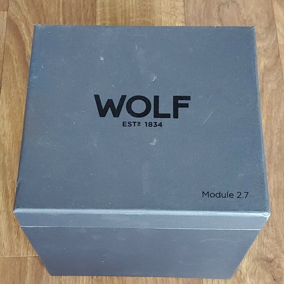 Wolf Winder Viceroy 456002 Black Module 2.7 Single‎ Watch Winder with Cover NWOT - Picture 7 of 8